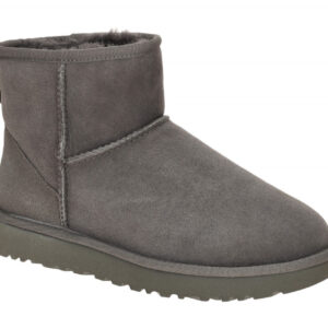 UGG 1016222 grey Classic Mini II Damen Winterstiefel - echtes Leder, warmes L...