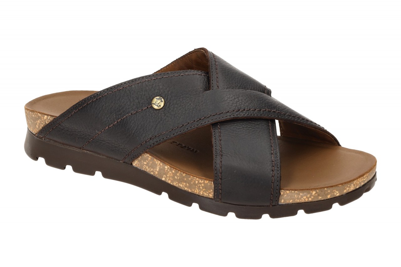 Panama Jack SALMAN C17 Herren Pantolette - Dunkelbraun Echtleder bequem & weich 1 Panama Jack SALMAN C17 Herren Pantolette - Dunkelbraun Echtleder bequem & weich