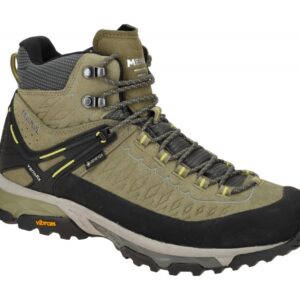 Meindl 4717 05 Top Trail Mid GTX Herren Wanderstiefel Gr?n-Natur/Gelb Vibram ...