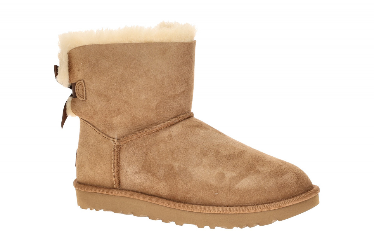 UGG 1016501 CHE Mini Bailey Bow II Damen Winterstiefel Braun Fell Boots 1 UGG 1016501 CHE Mini Bailey Bow II Damen Winterstiefel Braun Fell Boots