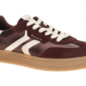 Tamaris 1-23723-44 594 Sneaker bordeaux rot - sportliche Plateau Halbschuhe