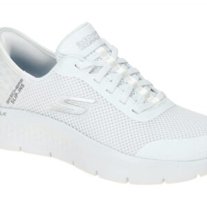 Skechers 124836 WHT GO WALK FLEX - GRAND ENTRY Damen Sneaker wei?/Maschinen W...