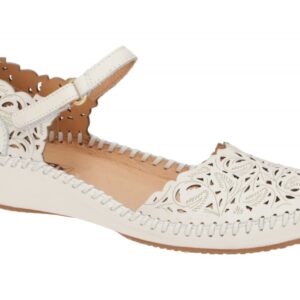 Pikolinos 655-0906 nata P. VALLARTA Damen Sandalette Wei? - Riemchen Sandalen