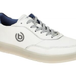 Bugatti 322-AIO01-1000 Herren FIERO Sportliche Halbschuhe Wei? Glattleder