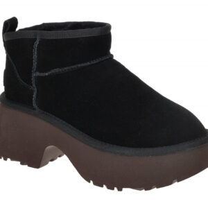 UGG 1158311 BLK Classic Ultra Mini New Heights Damen Winterstiefel Schwarz
