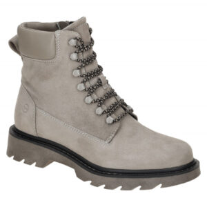 Tamaris Damen Stiefeletten 1-25909-41 Grau - bequeme Lace Up Boots