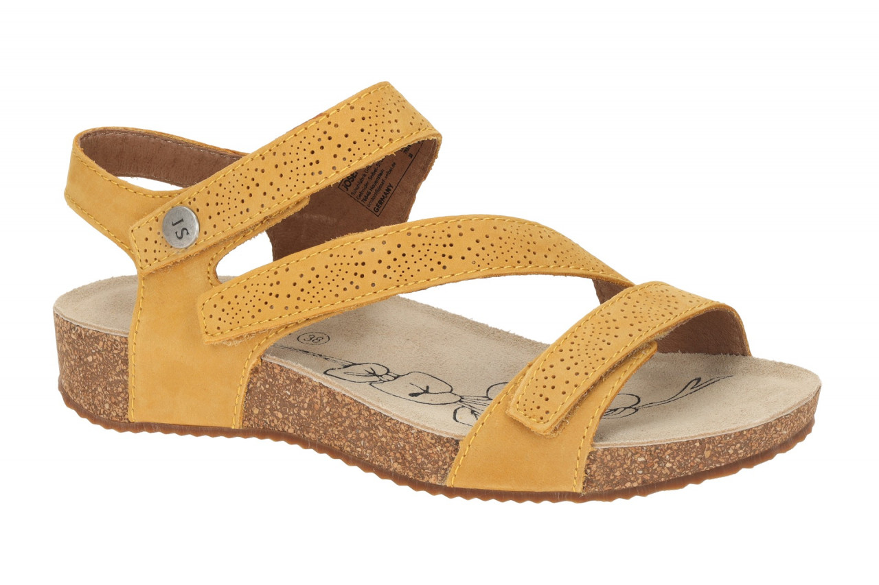 Josef Seibel Damen Sandale 78578 Gelb Amber Echtleder Komfort Fu?bett Klettve... 1 Josef Seibel Damen Sandale 78578 Gelb Amber Echtleder Komfort Fu?bett Klettve...