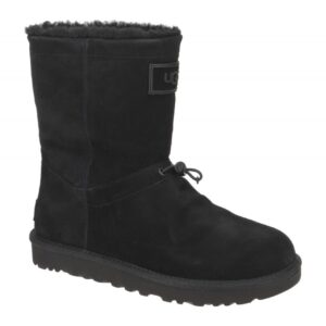 UGG 1143938 BLK Damen Winterstiefel Classic Short Toggler - Echtleder Schwarz