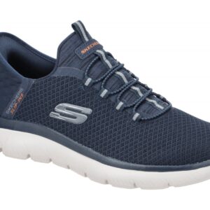 Skechers 232457 NVY Herren Slipper blau - navy Air Cooled Memory Foam