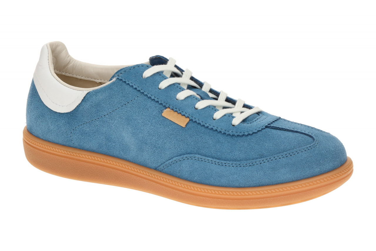 Ecco 23581361579 SOFT 11 Women?s Retro Sneaker blau federal Blue/bright white 1 Ecco 23581361579 SOFT 11 Women?s Retro Sneaker blau federal Blue/bright white