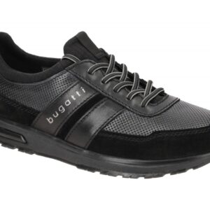 Bugatti 332-A6V60-1410 CUNIO Herrenschuhe Schwarz Dunkelgrau Gummisohle