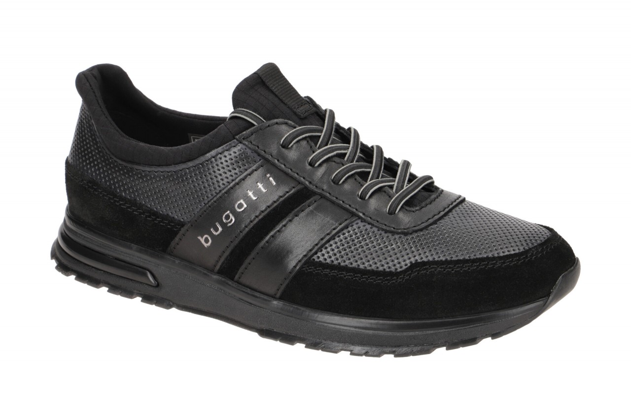 Bugatti 332-A6V60-1410 CUNIO Herrenschuhe Schwarz Dunkelgrau Gummisohle 1 Bugatti 332-A6V60-1410 CUNIO Herrenschuhe Schwarz Dunkelgrau Gummisohle