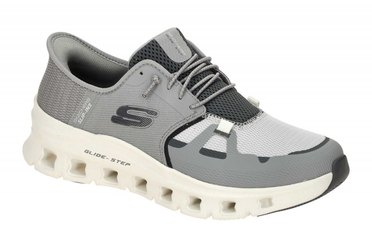 Skechers 232930 GYCC Herrenschuhe in Grau, Slip-Ins Sneakers mit Air Cooled M... 1 Skechers 232930 GYCC Herrenschuhe in Grau, Slip-Ins Sneakers mit Air Cooled M...