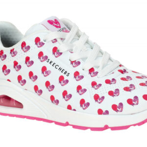 Skechers 190006 WPK Damen Sneaker wei?/pink, Air Cooled Memory Foam
