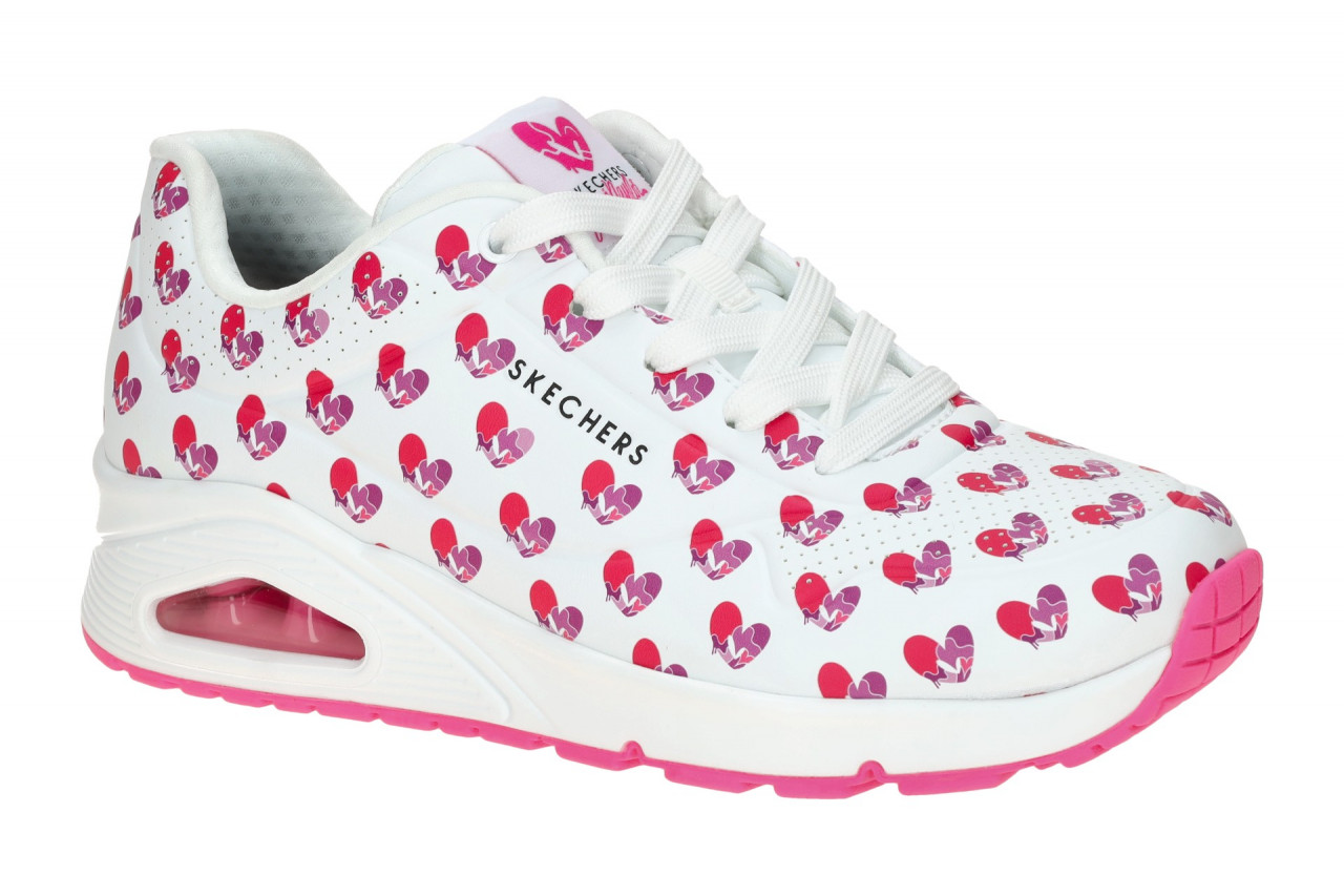 Skechers 190006 WPK Damen Sneaker wei?/pink, Air Cooled Memory Foam 1 Skechers 190006 WPK Damen Sneaker wei?/pink, Air Cooled Memory Foam