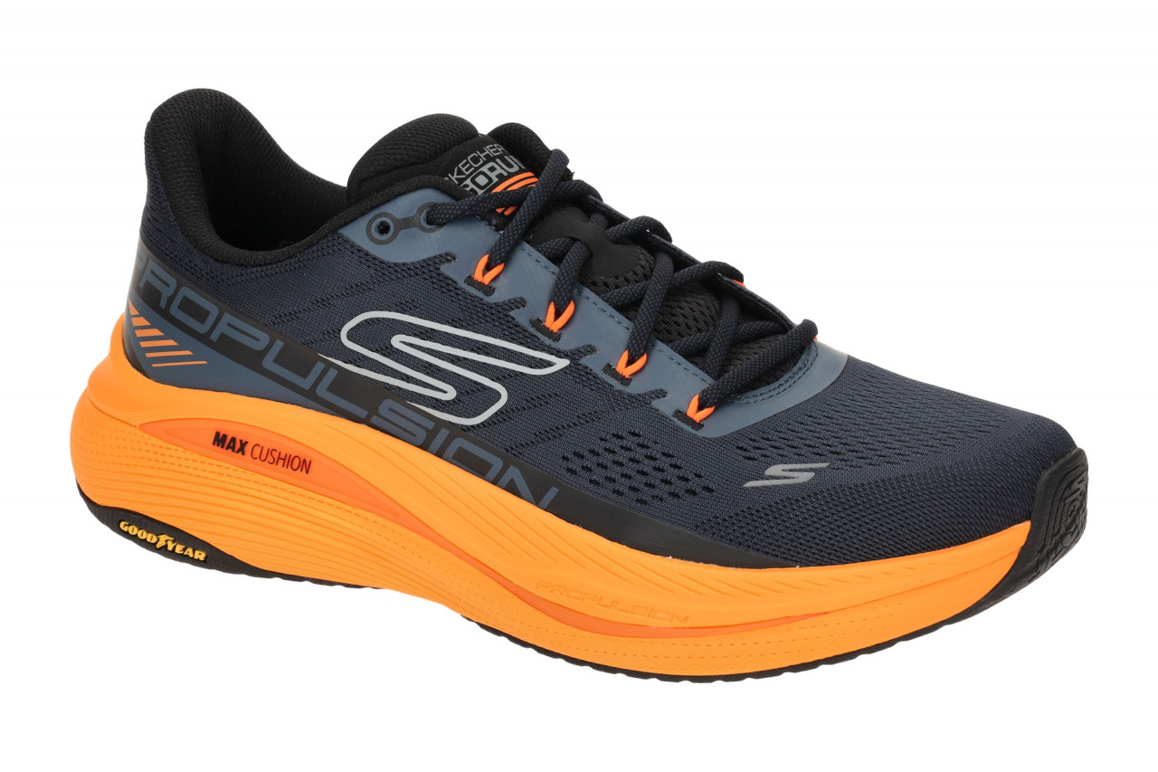 Skechers 220509 NVOR MAX CUSHIONING PROPULSION Herren Sportschuhe Blau/NavyOr... 1 Skechers 220509 NVOR MAX CUSHIONING PROPULSION Herren Sportschuhe Blau/NavyOr...