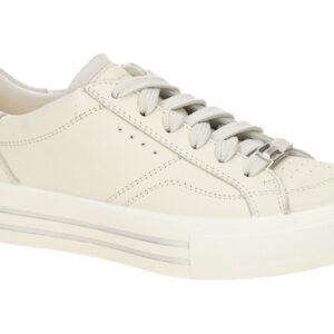 Legero 2-000432-1000 Damen Plateau Sneaker Wei? Echtleder Textil Fu?bett Gumm...