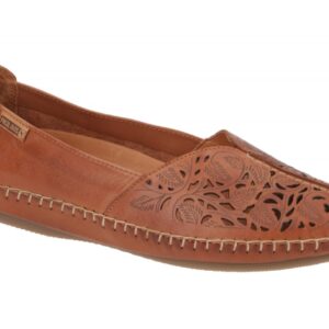 Pikolinos 578-4976 brandy JEREZ Damen Slipper in Braun - bequeme Echtleder Ha...