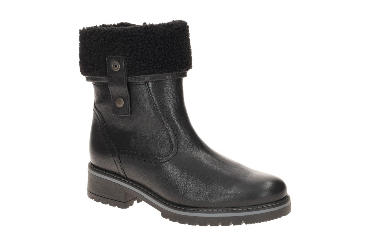 Gabor 72.770 Damen Stiefeletten Schwarz Echtleder OptiFit Warmfutter 1 Gabor 72.770 Damen Stiefeletten Schwarz Echtleder OptiFit Warmfutter