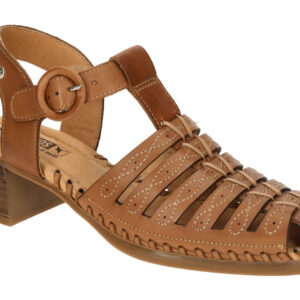 Pikolinos W9G-1577 Romana Damen Sandalette in Braun - brandy, Echtleder, Gumm...