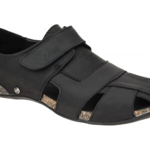 Panama Jack Sandale Fletcher Basics C2 schwarz - Echtleder Komfort Fu?bett