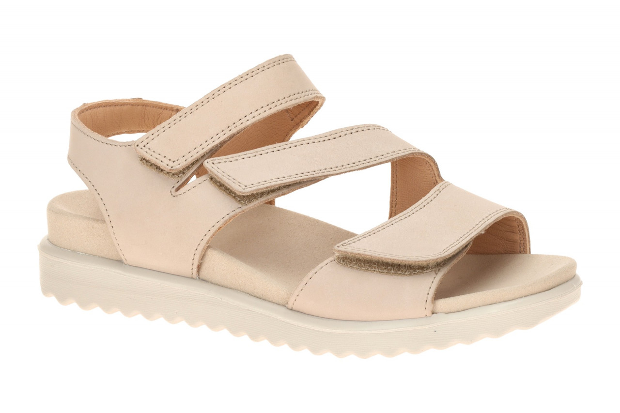 Legero Damen Sandale MOVE Beige Nubuck Echtleder Klettverschluss flexibel 1 Legero Damen Sandale MOVE Beige Nubuck Echtleder Klettverschluss flexibel