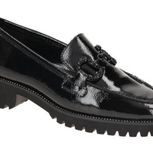 ara 12-31243 11 KENT 2.0 Damen Slipper Schwarz Strassbesatz Glitzer