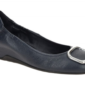 H?gl 3723 NIKI Damen Ballerinas darkblue Echtleder Keilabsatz 3cm