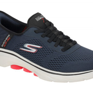 Skechers 216648 NVRD GO WALK 7 - FREE HAND 2 Herrenschuhe Blau Navy/Red Texti...