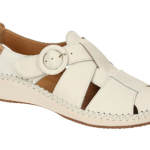Pikolinos 655-0845 nata P. VALLARTA Damenschuhe wei? Keilabsatz Klettverschluss