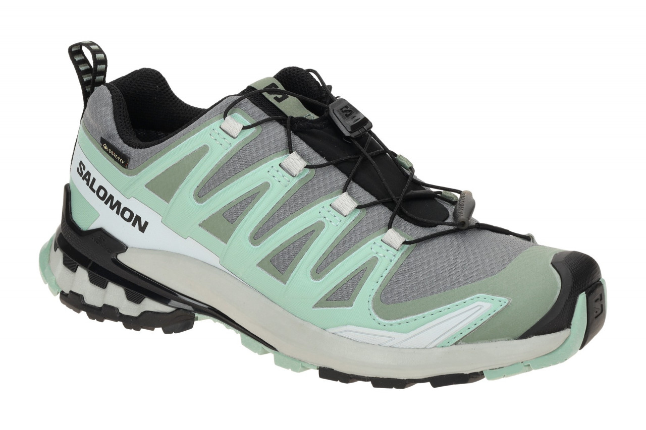 Salomon XA PRO 3D V9 GTX Women's Trailrunning Schuhe - Grau Quiet Shade/Lily ... 1 Salomon XA PRO 3D V9 GTX Women's Trailrunning Schuhe - Grau Quiet Shade/Lily ...