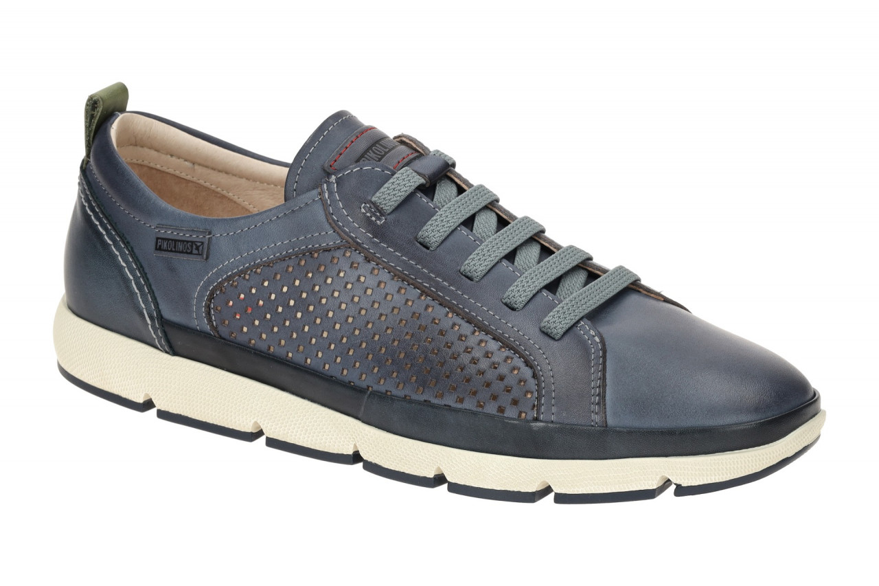 Pikolinos M4A-6376C1 Pacific Herren Slipper blau bequem Segmentsohle 1 Pikolinos M4A-6376C1 Pacific Herren Slipper blau bequem Segmentsohle