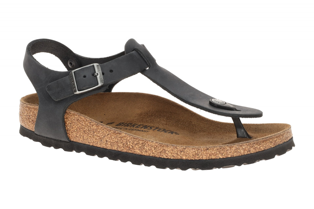 Birkenstock 147113 KAIRO BS Damen Zehentrenner Sandale Schwarz Waxy Leather 1 Birkenstock 147113 KAIRO BS Damen Zehentrenner Sandale Schwarz Waxy Leather