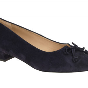 Peter Kaiser Pumps 9-72241-44 dk blue Echtleder Blockabsatz spitz Gr??e F