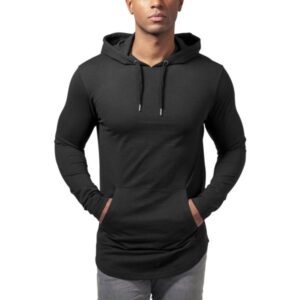 Urban Classics - JERSEY Hoody schwarz