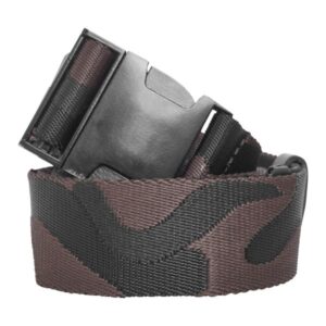 Urban Classics - CANVAS Jacquard Camo Gürtel grey camo
