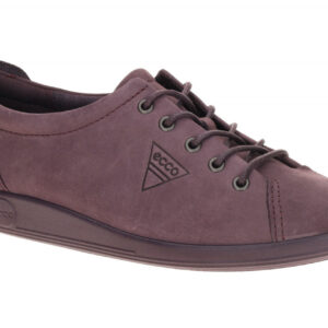 Ecco 206503 lila mauve SOFT 2.0 Damen Halbschuhe Nubuck G-Weite