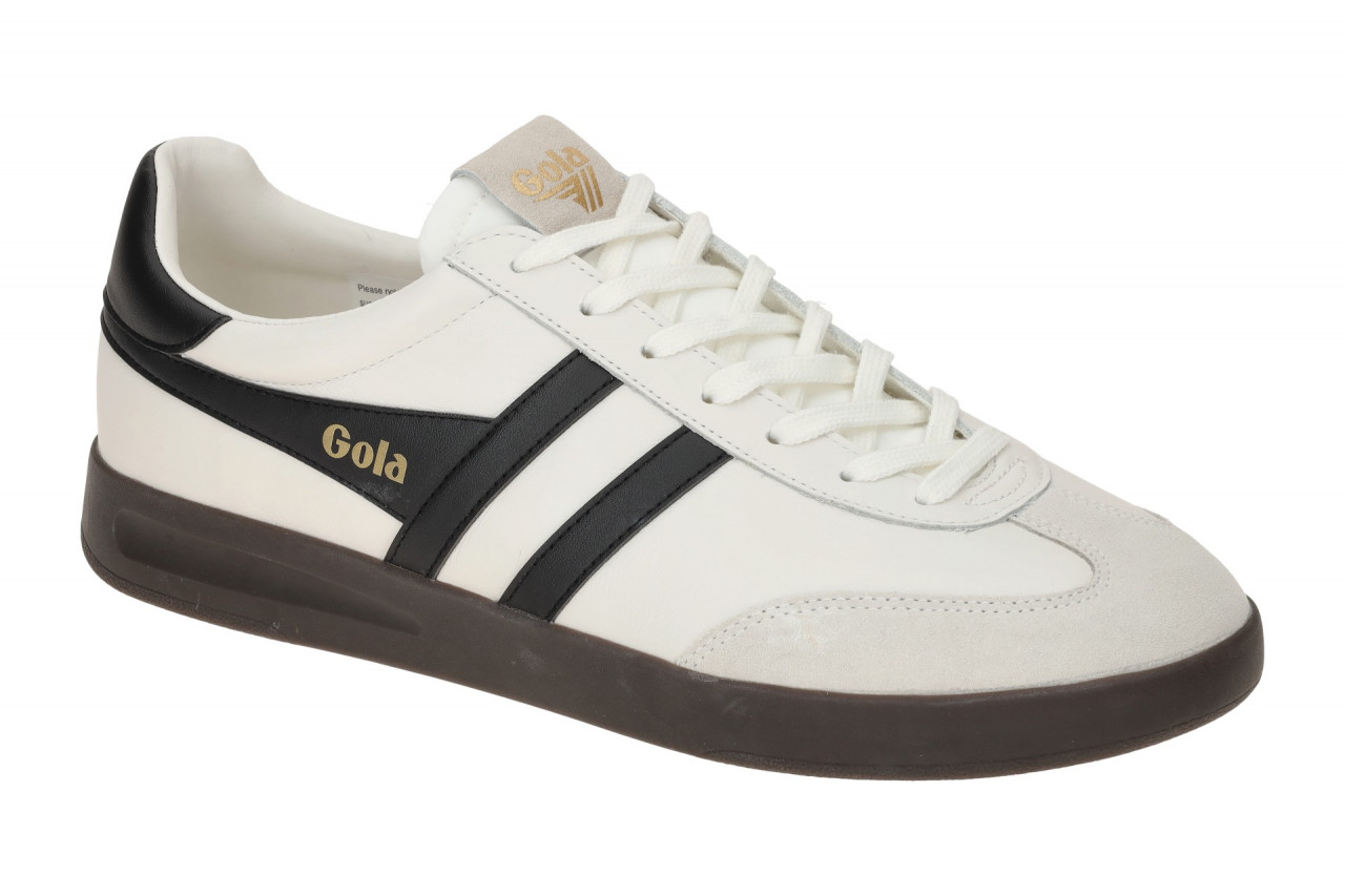 Gola Herrenschuhe CMB743WB Cyclone Leather - wei?/schwarz/dunkelgrau - Sneakers 1 Gola Herrenschuhe CMB743WB Cyclone Leather - wei?/schwarz/dunkelgrau - Sneakers
