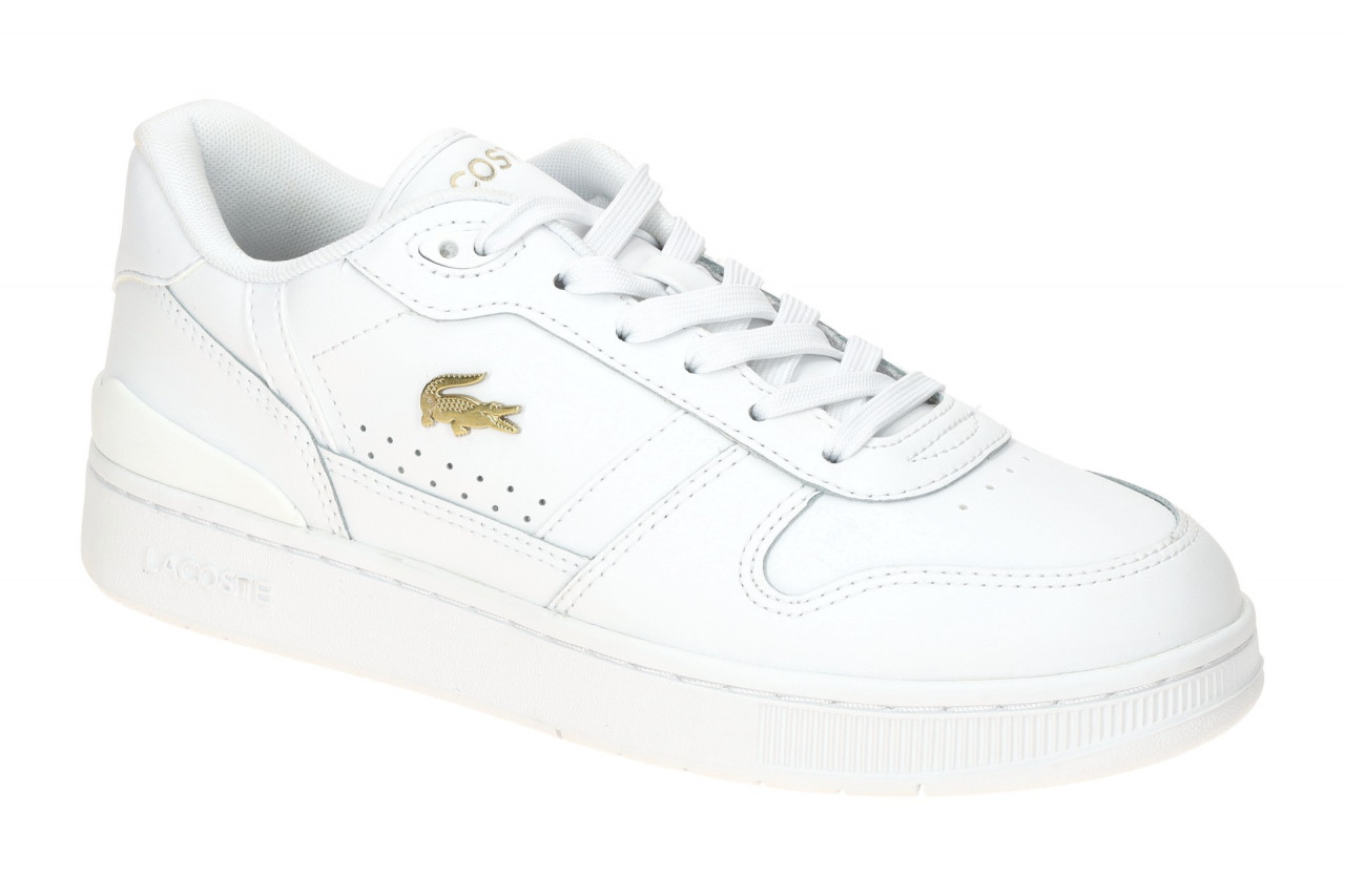 Lacoste Damen Sneaker T-CLIP SET 48SFA0038_216 wei?/gold - Leder Textil Gummi... 1 Lacoste Damen Sneaker T-CLIP SET 48SFA0038_216 wei?/gold - Leder Textil Gummi...