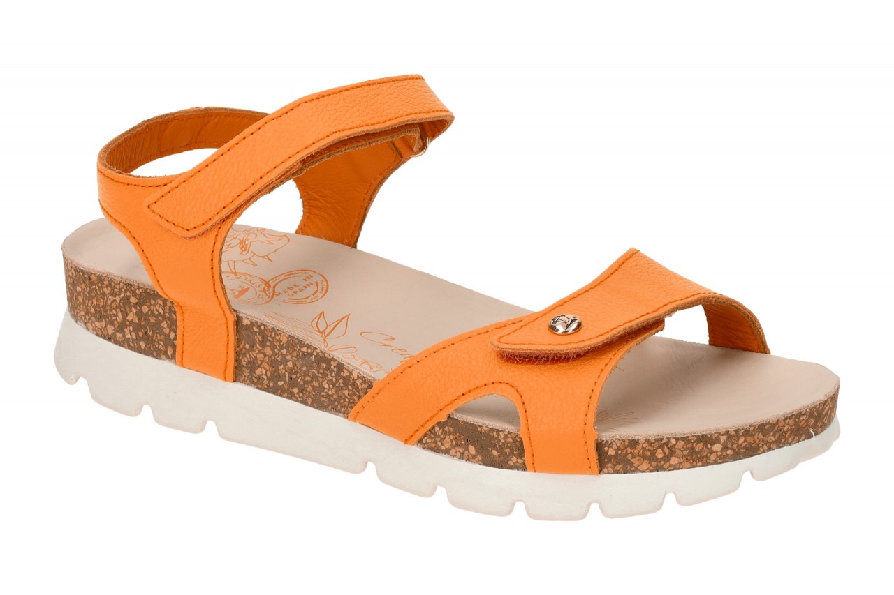 Panama Jack Sulia B12 Damen Riemchen Sandalen Orange Echtleder PU Plateau 2cm. 1 Panama Jack Sulia B12 Damen Riemchen Sandalen Orange Echtleder PU Plateau 2cm.