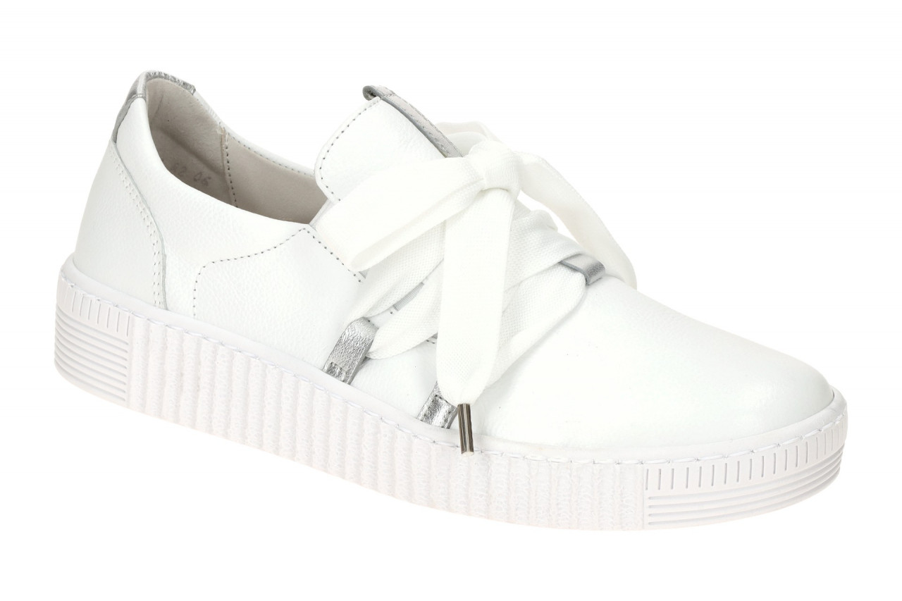 Gabor 03.333.21 - Damen Slipper Wei?/Silber, Echtleder, Best Fitting 1 Gabor 03.333.21 - Damen Slipper Wei?/Silber, Echtleder, Best Fitting