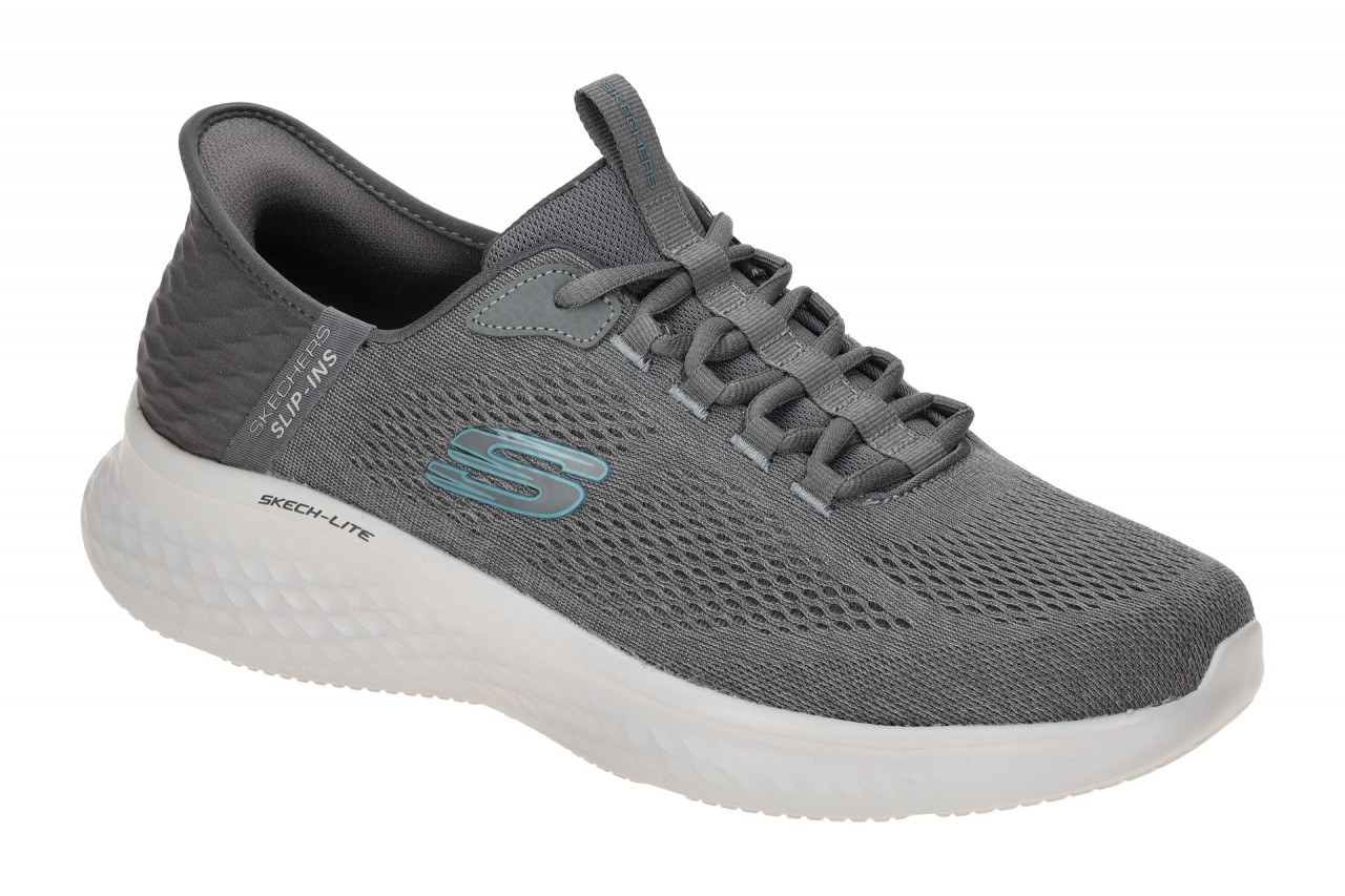 Skechers 232466 CCBL Herren Sneakers grau/blau - Air Cooled Memory Foam 1 Skechers 232466 CCBL Herren Sneakers grau/blau - Air Cooled Memory Foam