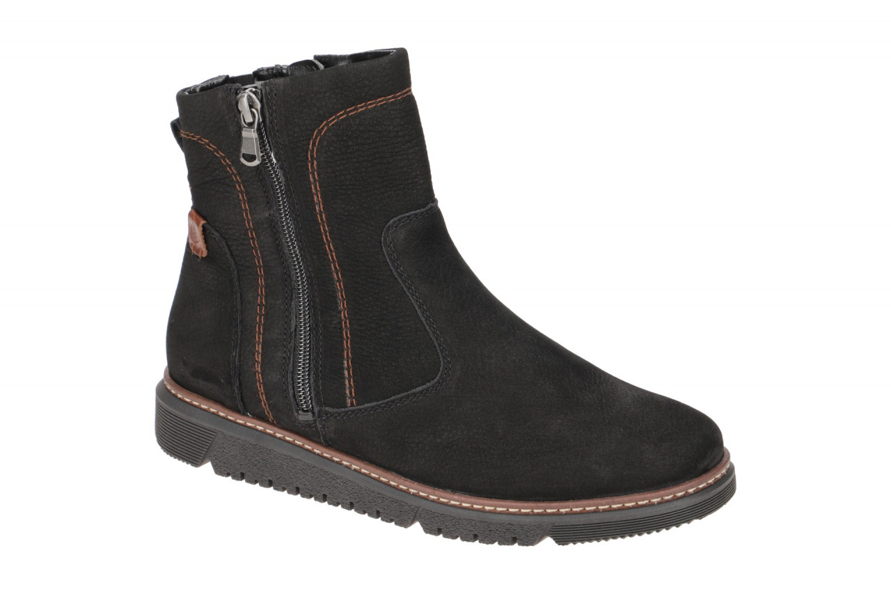 Waldl?ufer 604801 K-GESA Damen Stiefeletten Schwarz/Cognac - Weite K 1 Waldl?ufer 604801 K-GESA Damen Stiefeletten Schwarz/Cognac - Weite K