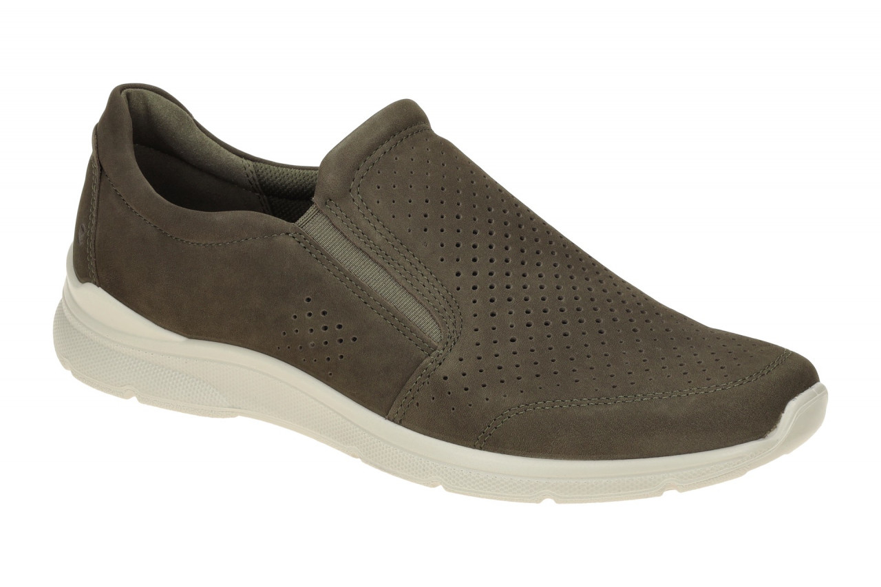 Ecco Herrenschuhe 51164402543 Irving Slip on Gr?n - Tarmac Nubuck Lederslipper 1 Ecco Herrenschuhe 51164402543 Irving Slip on Gr?n - Tarmac Nubuck Lederslipper