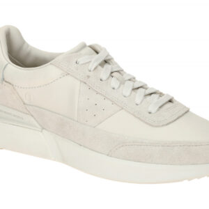 Clarks 26179691 7 CRAFT Pace Herren Sneakers wei? - Leder Mix, Echtleder Fu?bett