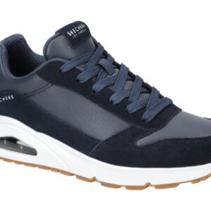 Skechers 52468 NVY UNO - STACRE Herren Sneaker blau navy Air Cooled Memory Foam