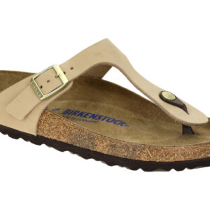 Birkenstock 1018999 GIZEH BS Damen Pantoletten Beige Sandcastle Anatomisch ge...