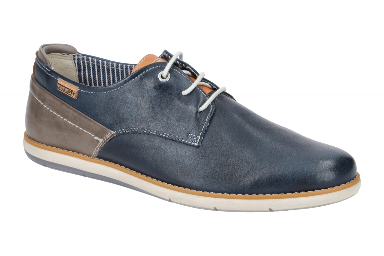 Pikolinos M4E-4104C1 JUCAR Herren Schn?r Halbschuhe blau Echtleder bequem 1 Pikolinos M4E-4104C1 JUCAR Herren Schn?r Halbschuhe blau Echtleder bequem