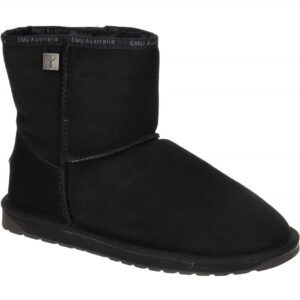 EMU WP20003 BLAK Damen Winterstiefeletten schwarz Echtleder 100% Lammfell-fle...