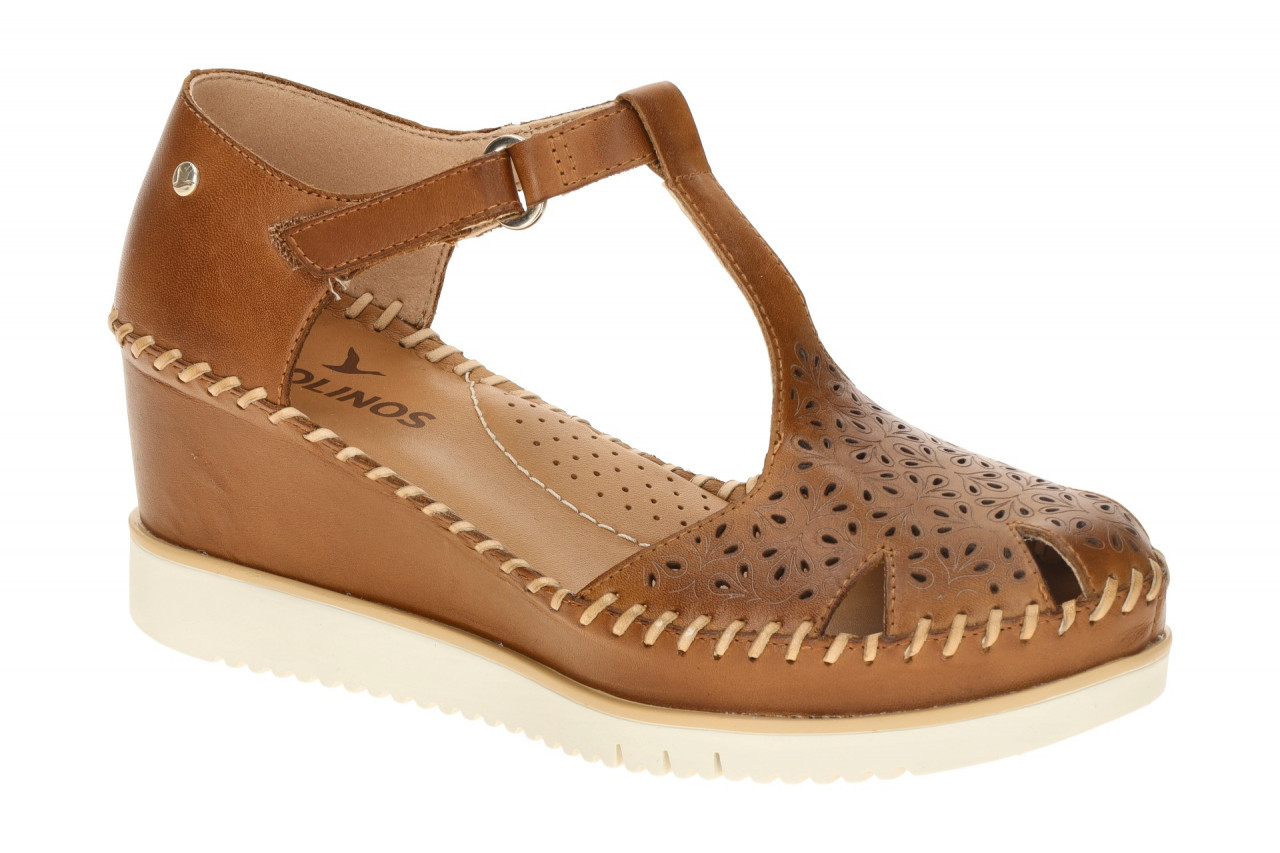 Pikolinos W3Z-1629 Damen Sandalen AGUADULCE braun Leder Keilabsatz 4cm 1 Pikolinos W3Z-1629 Damen Sandalen AGUADULCE braun Leder Keilabsatz 4cm